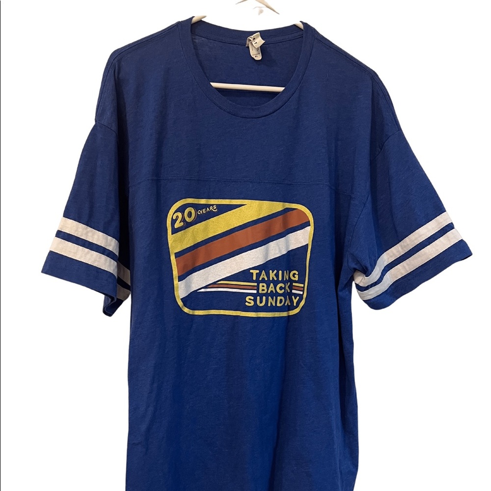 Taking Back Sunday 20th Anniversary XL Football Shirt